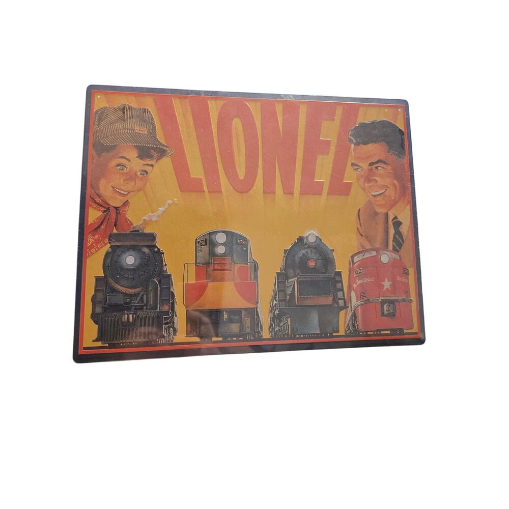 1954 Lionel Catalog Cover Tin Sign Hallmark Great American Railways